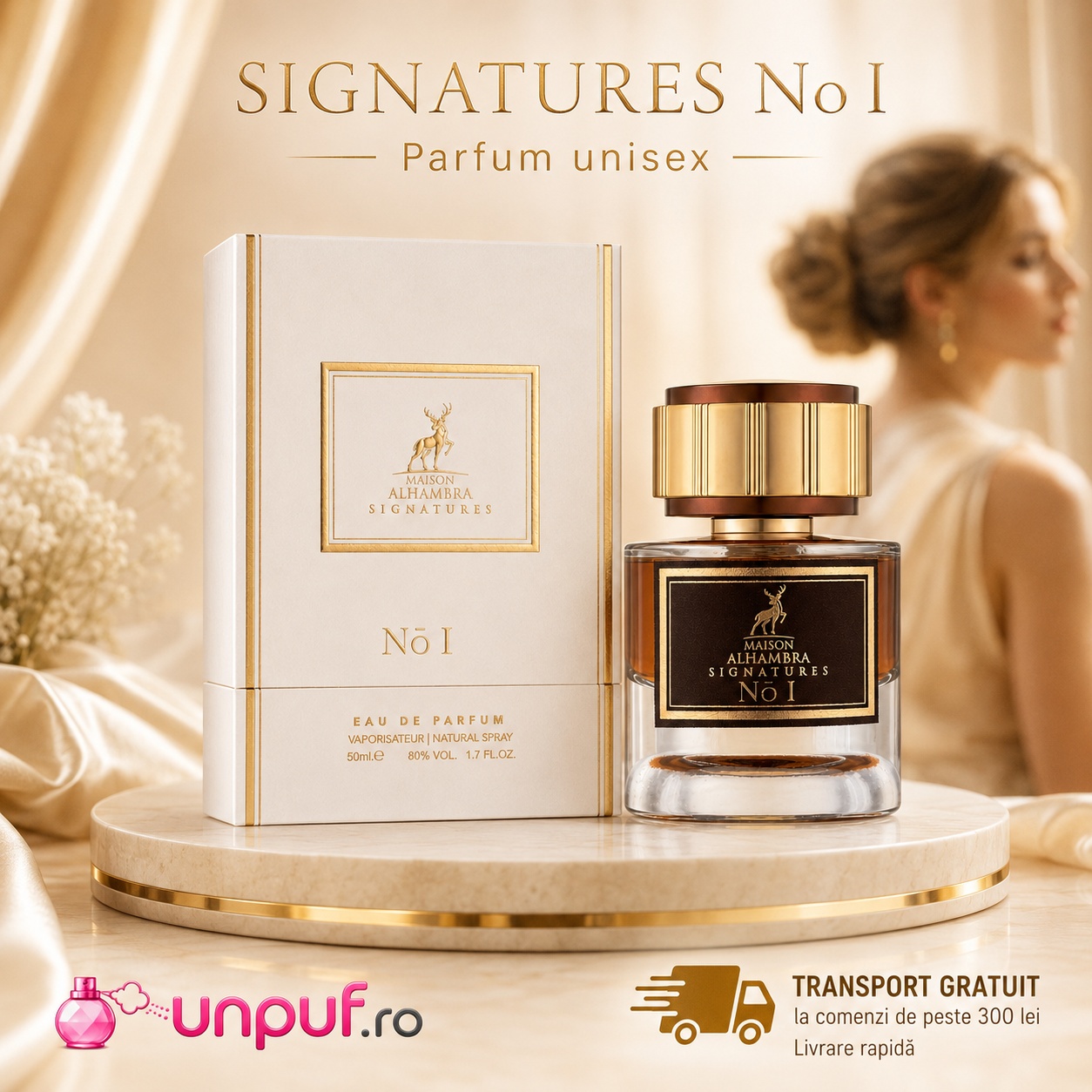 Alhambra Signatures No. 1 parfum unisex elegant, sofisticat, cald și persistent