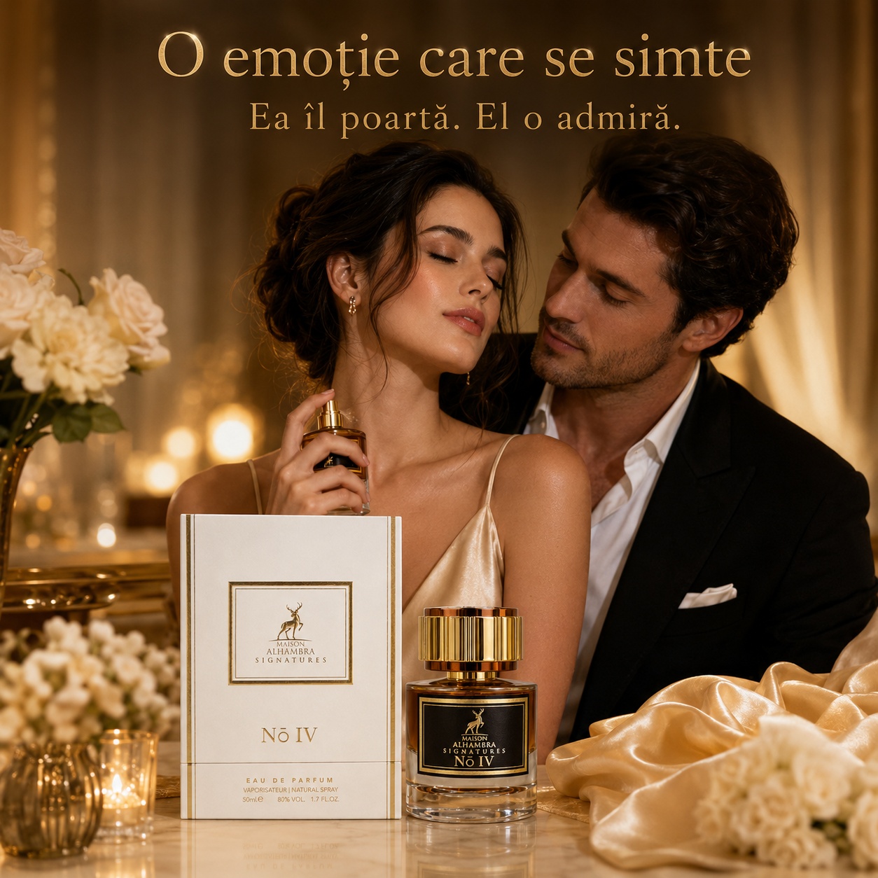 Alhambra Signatures No. IV parfum unisex elegant potrivit pentru damă bărbat prieteni colegi și familie