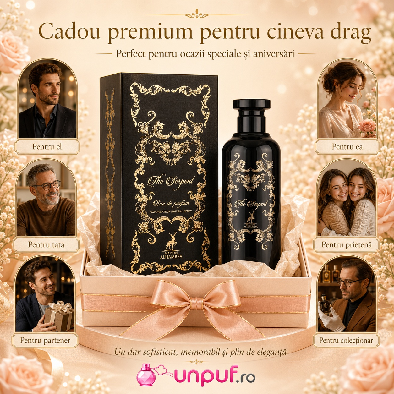 Alhambra The Serpent cadou premium pentru cineva drag, parfum elegant și memorabil