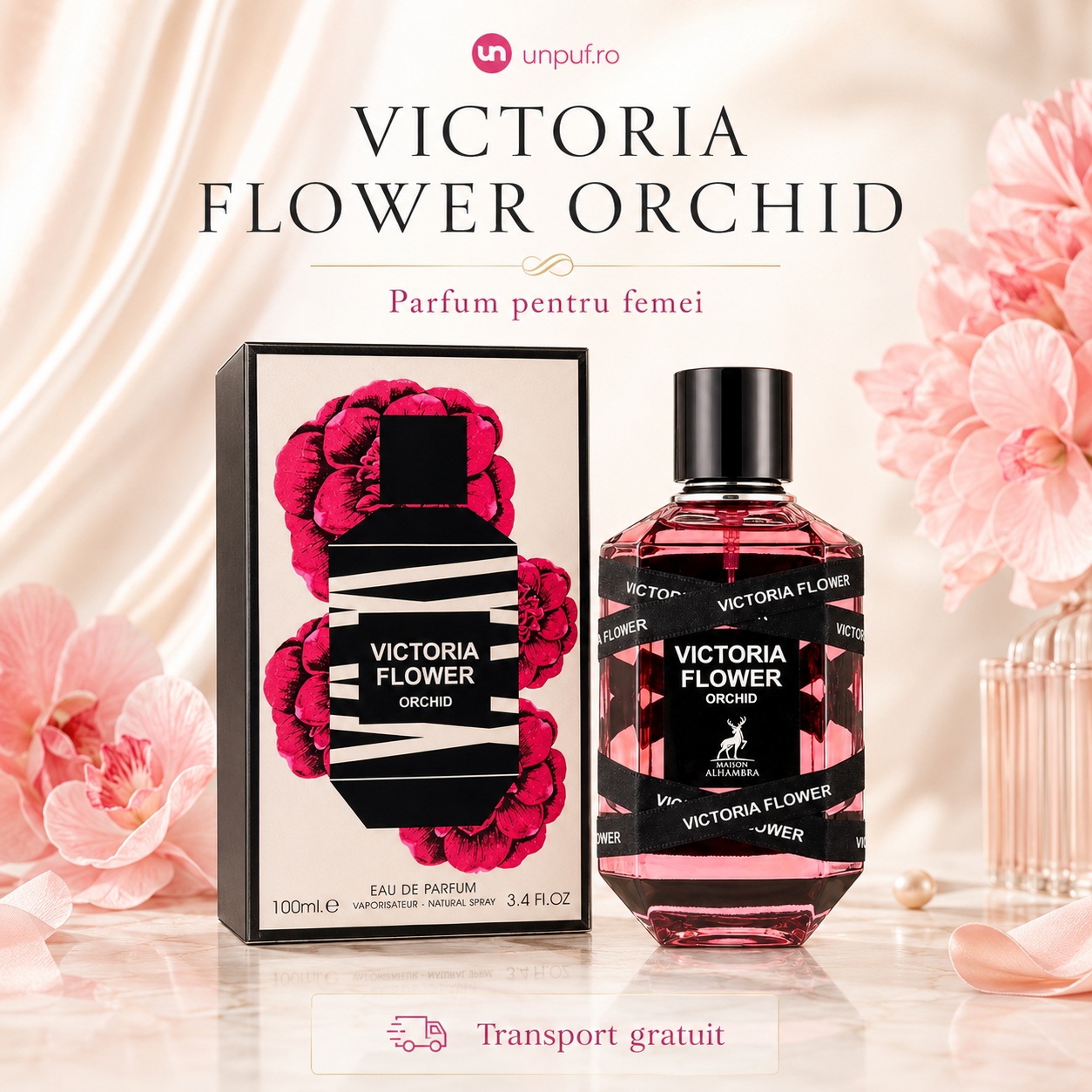 Alhambra Victoria Flower Orchid parfum pentru femei, floral, feminin și persistent