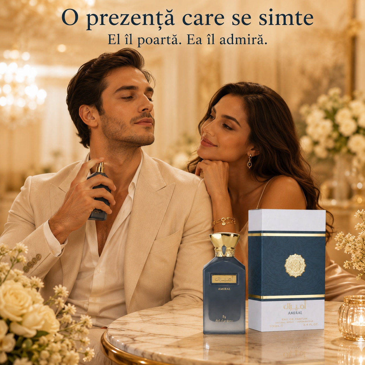 Amiral Ard Al Zaafaran parfum cu prezență elegantă, purtat de bărbat și admirat de femeie