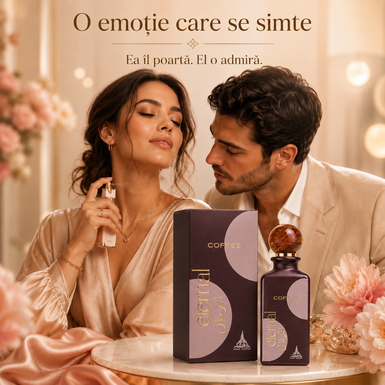 Eternal Coffee Paris Corner o emoție care se simte, parfum cald dulce cafelat și memorabil pentru damă și bărbat