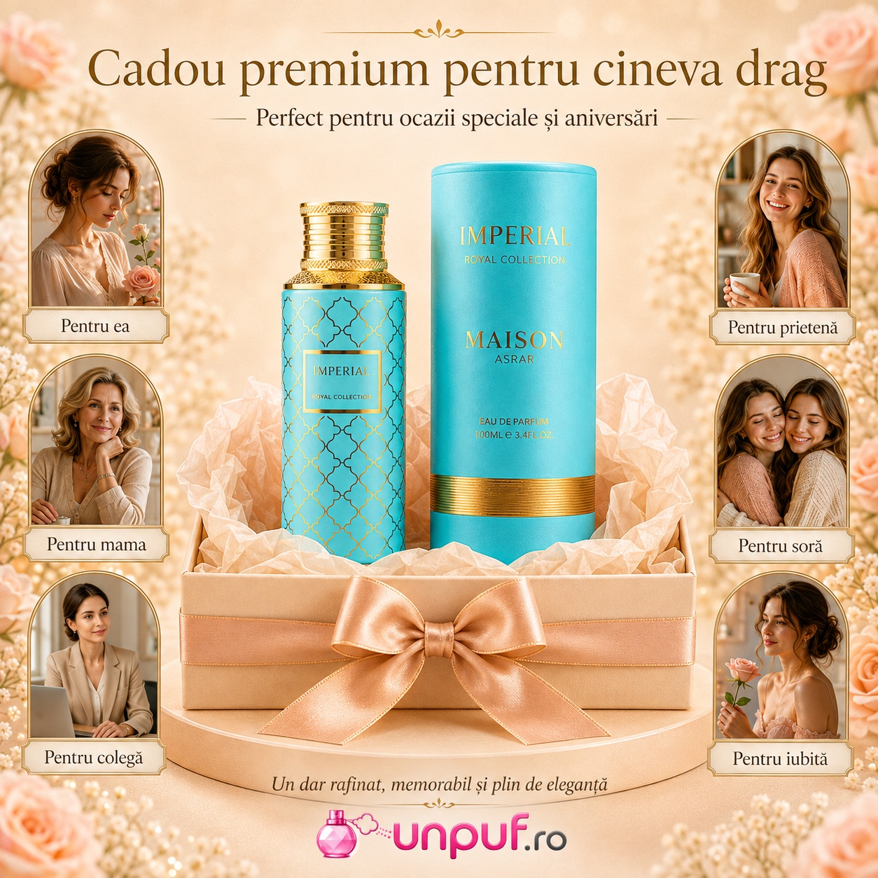 Maison Asrar Imperial cadou premium pentru femei, bărbați, prieteni sau persoane dragi