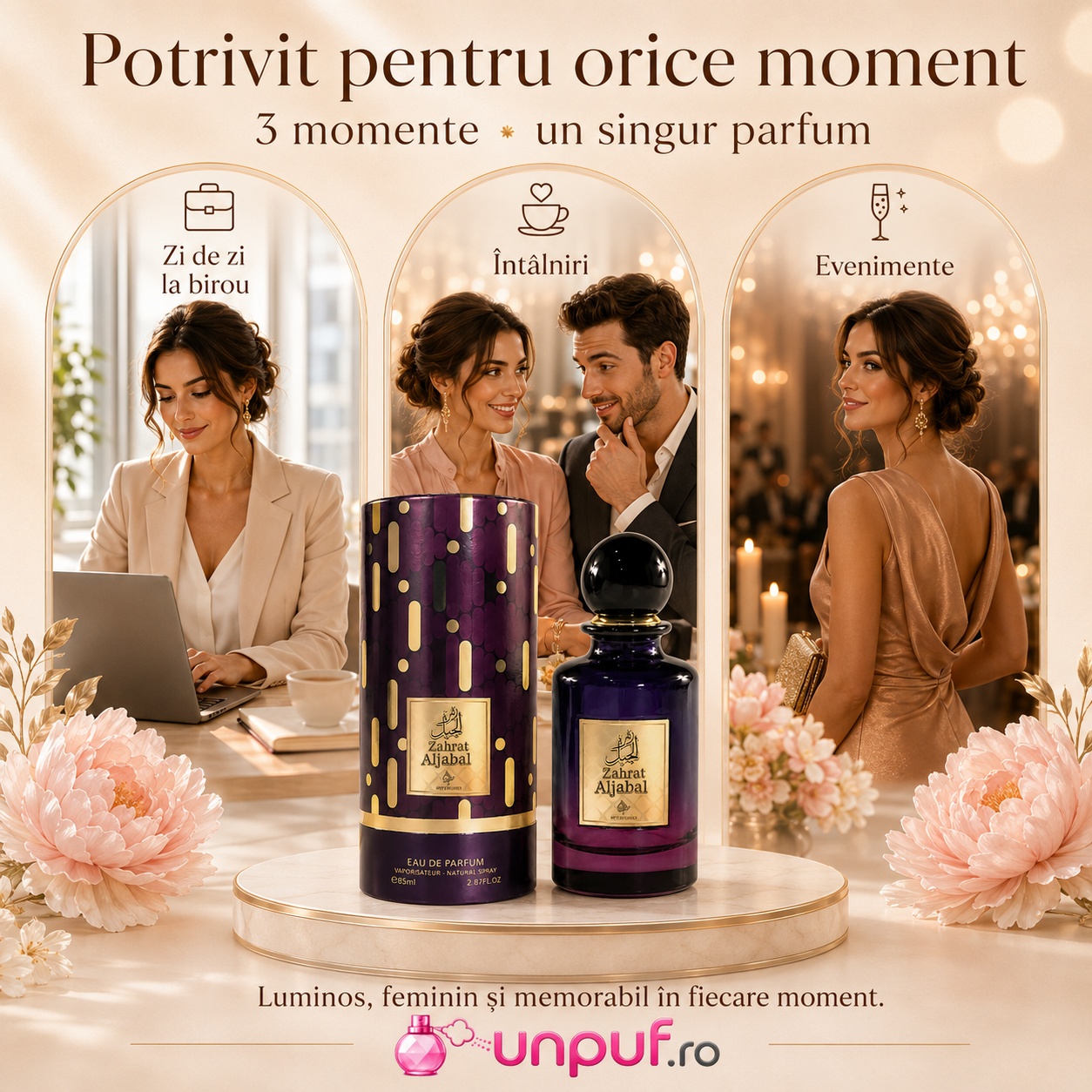 My Perfumes Zahrat Aljabal potrivit pentru zi de zi la birou, întâlniri și evenimente
