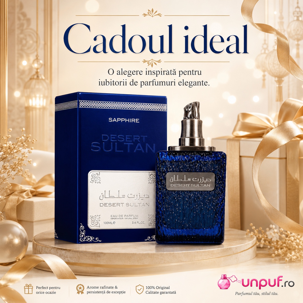 Desert Sultan Sapphire Ard Al Zaafaran cadou ideal pentru iubitorii de parfumuri elegante