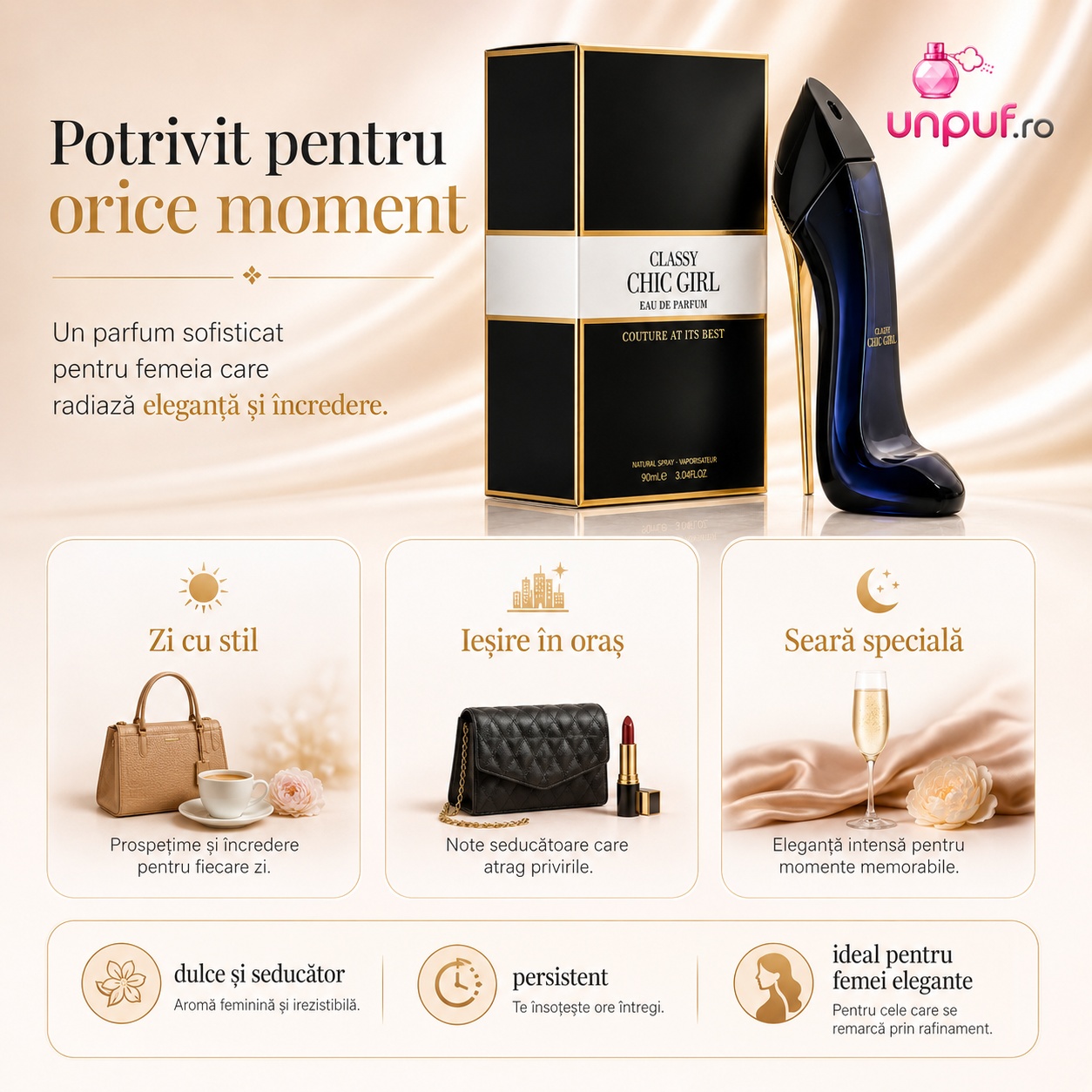 Classy Chic Girl Fragrance World potrivit pentru orice moment zi cu stil ieșire &icirc;n oraș și seară specială