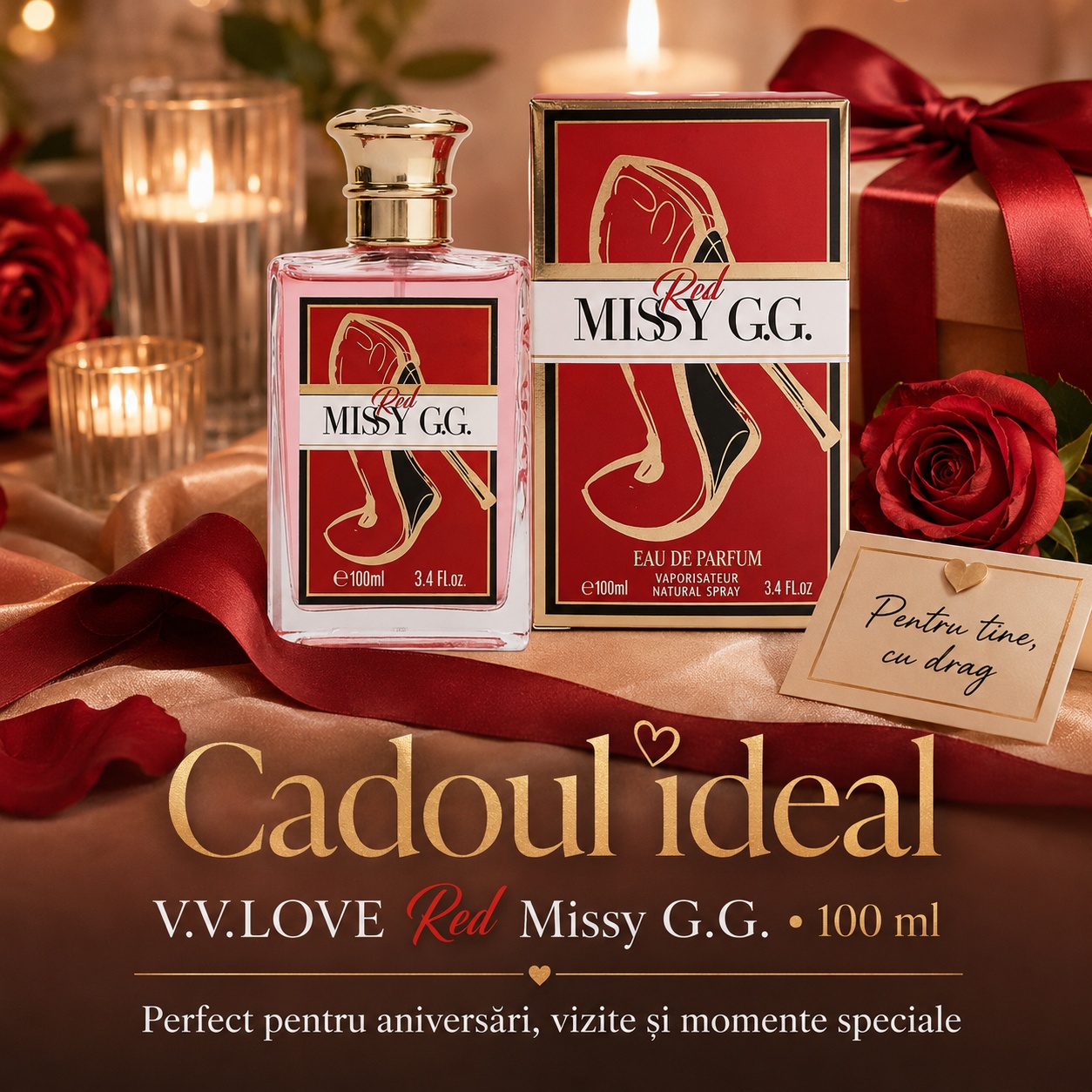 V.V. Love Missy G.G. Red cadoul ideal parfum damă elegant 100 ml