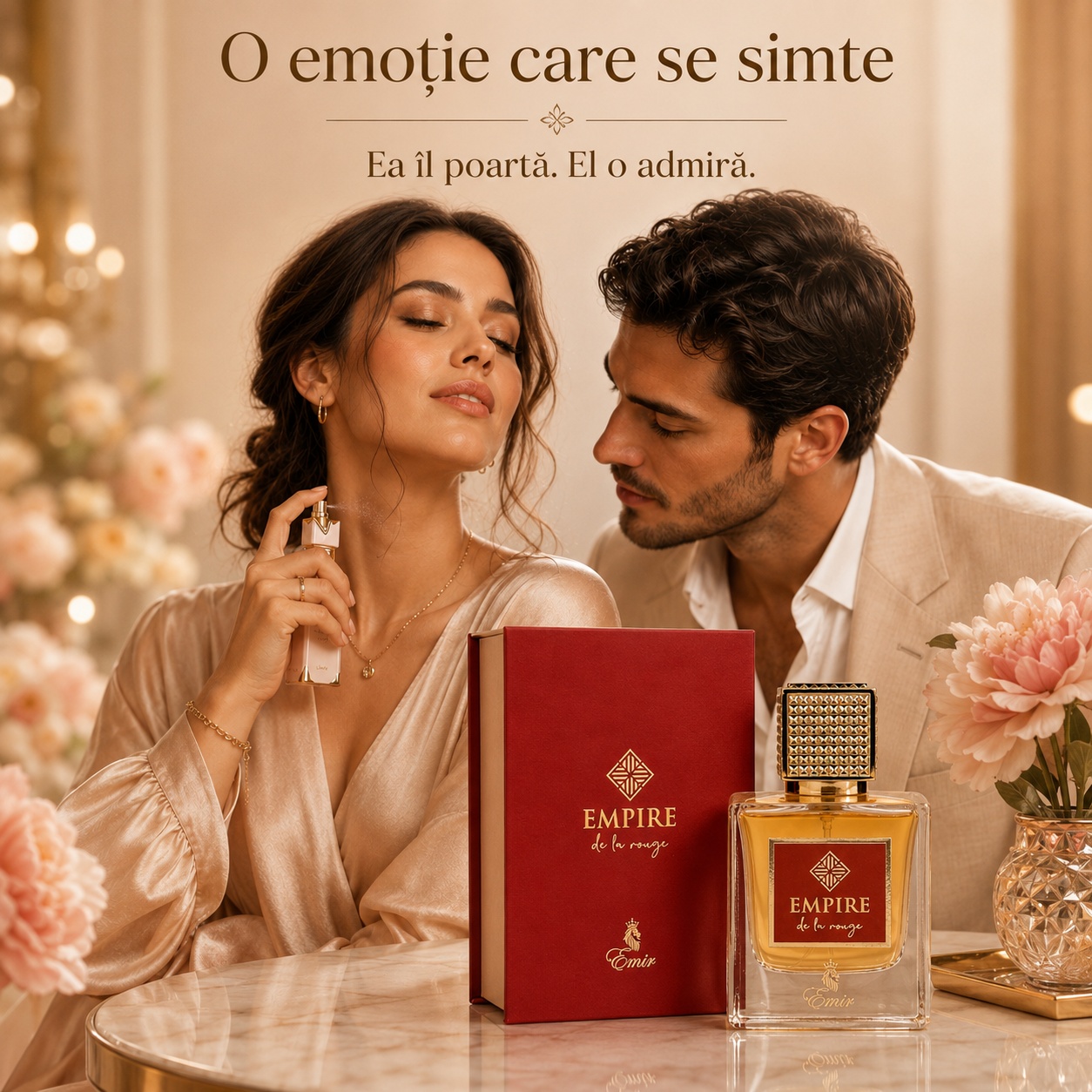 Empire De La Rouge o emoție care se simte, parfum elegant, rafinat și memorabil pentru damă și bărbat