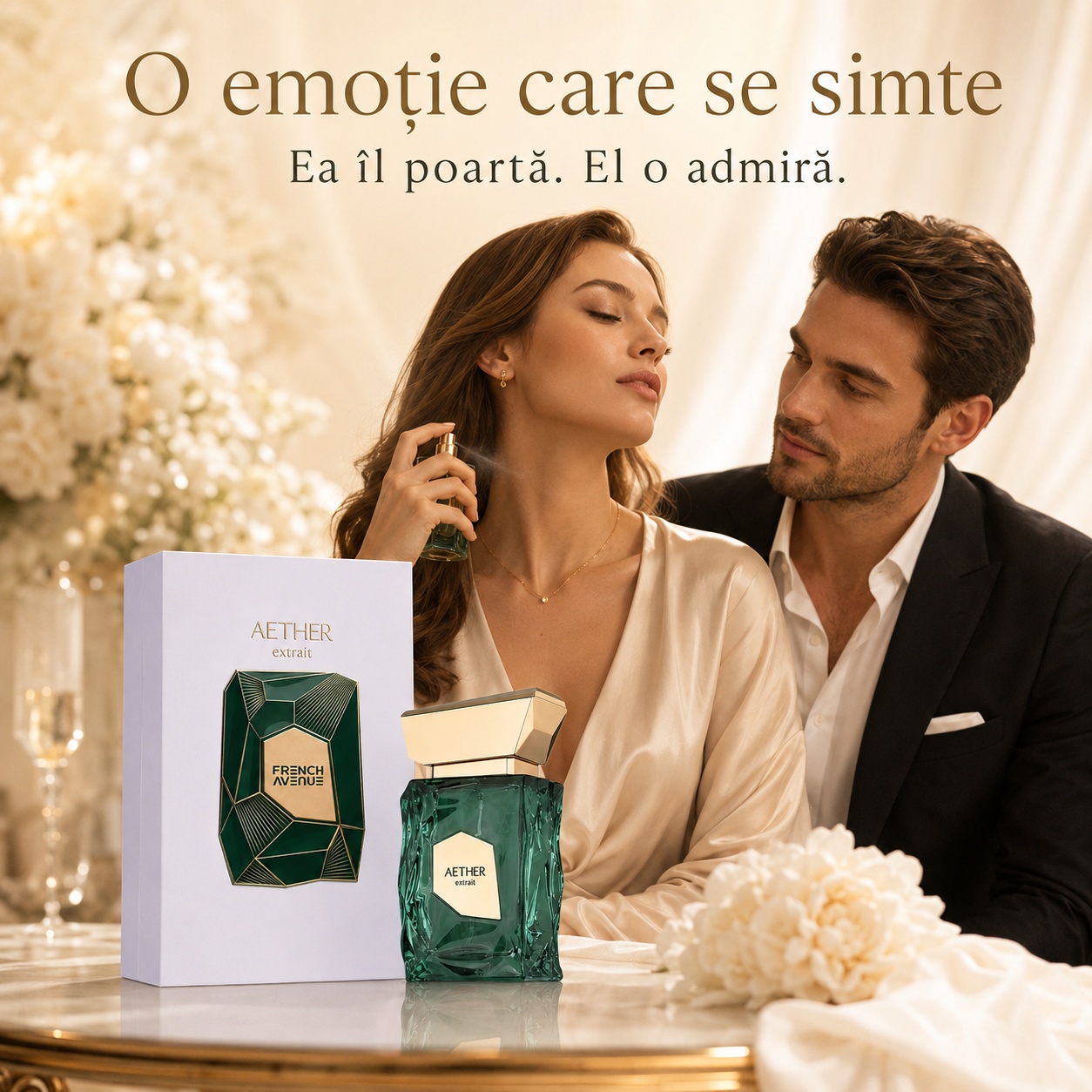 Aether French Avenue parfum fresh și elegant pentru bărbați, potrivit pentru momente romantice și apariții rafinate
