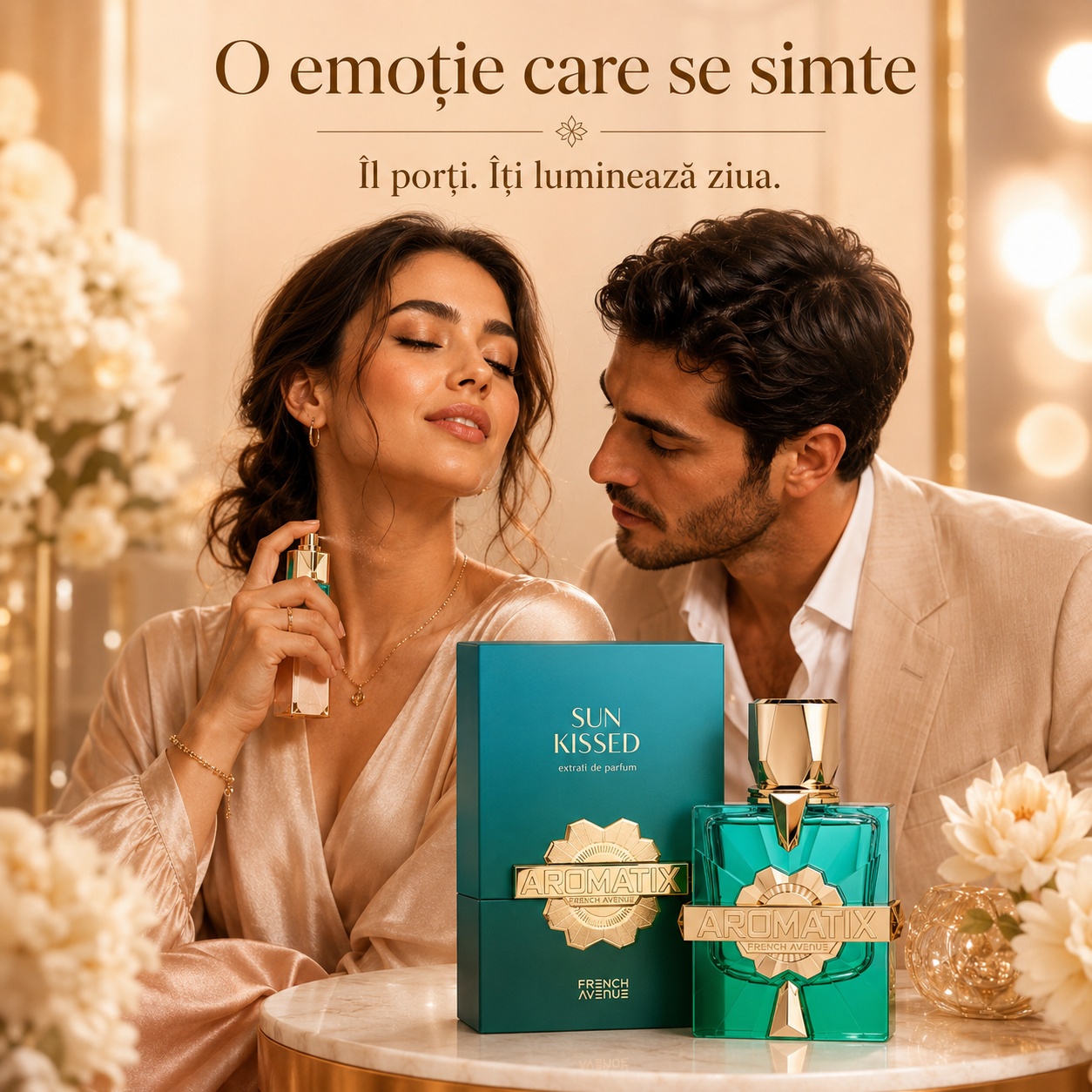 Aromatix Sun Kissed French Avenue parfum unisex pentru momente romantice și apariții elegante