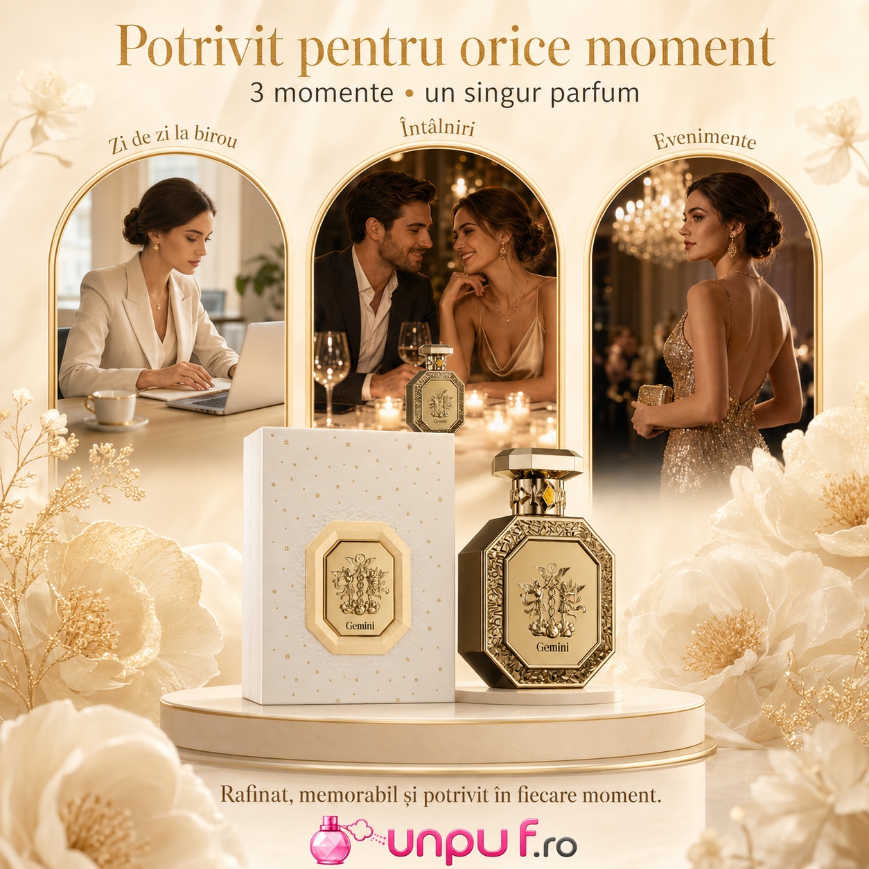 Parfum Genesis Gemini French Avenue potrivit pentru zi de zi la birou, &icirc;nt&acirc;lniri și evenimente elegante