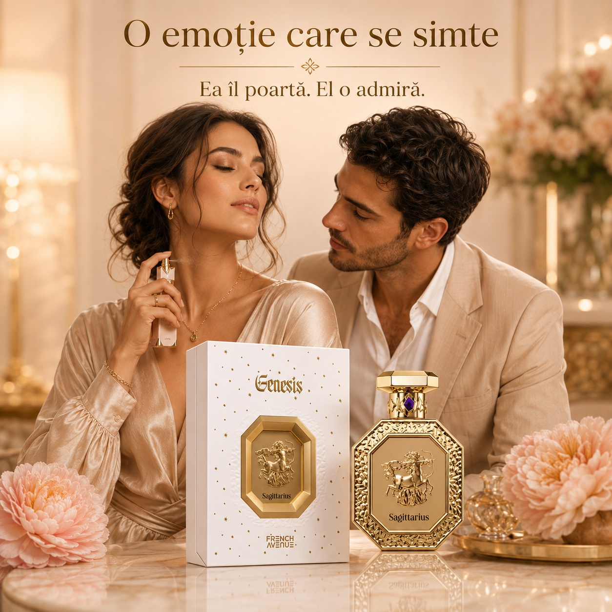 Genesis Sagittarius French Avenue parfum unisex elegant, rafinat și admirat