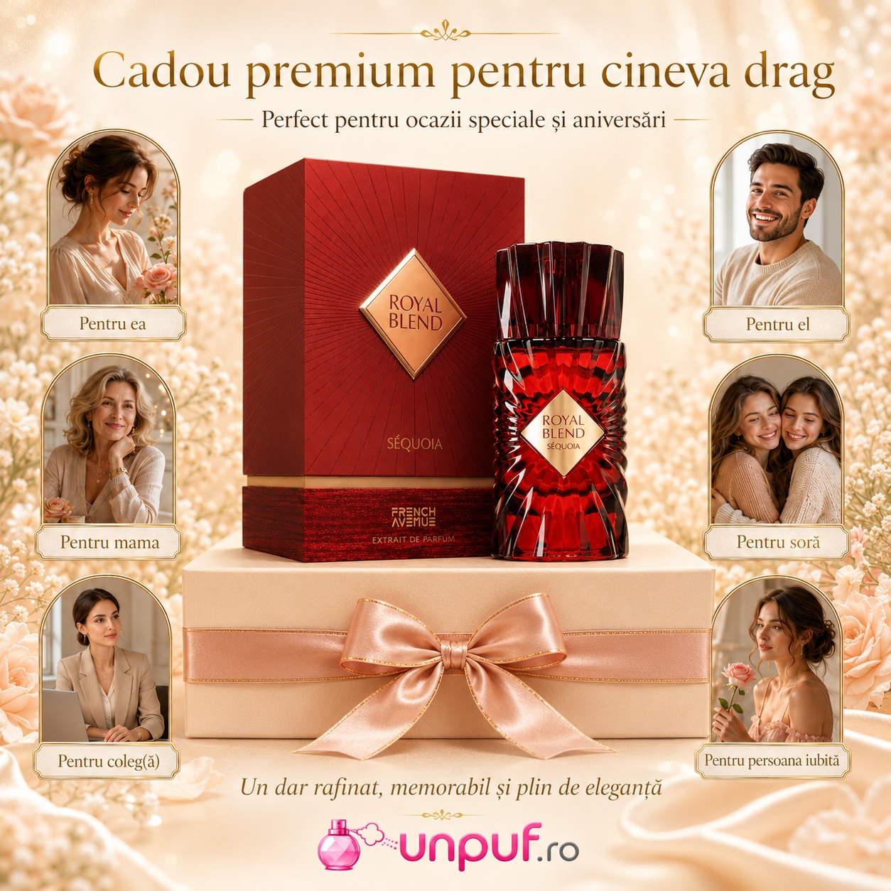 Parfum Royal Blend Sequoia 100 ml cadou premium pentru femei și bărbați