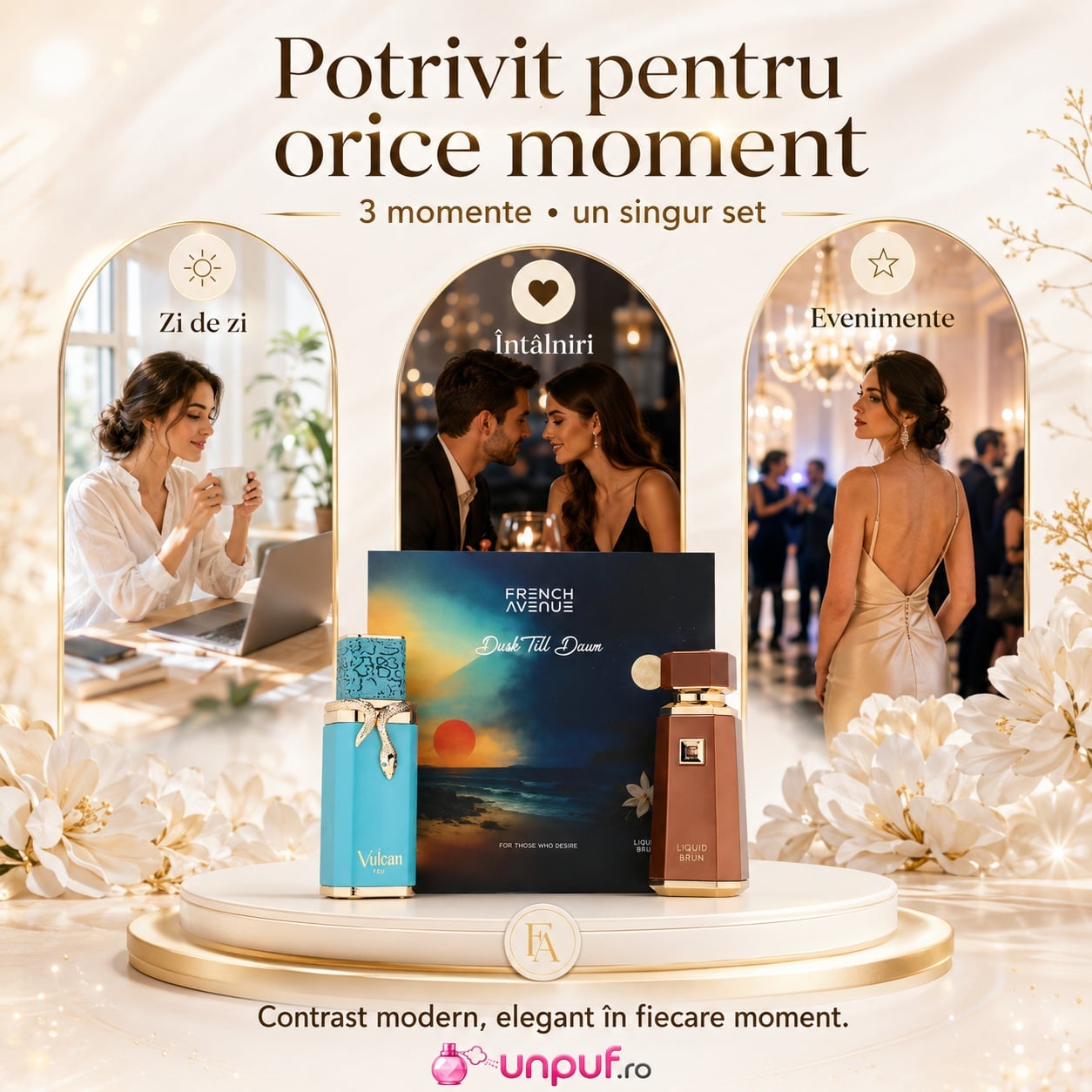 Specificații French Avenue Dusk Till Dawn 2 x 100 ml, set aromatic oriental unisex