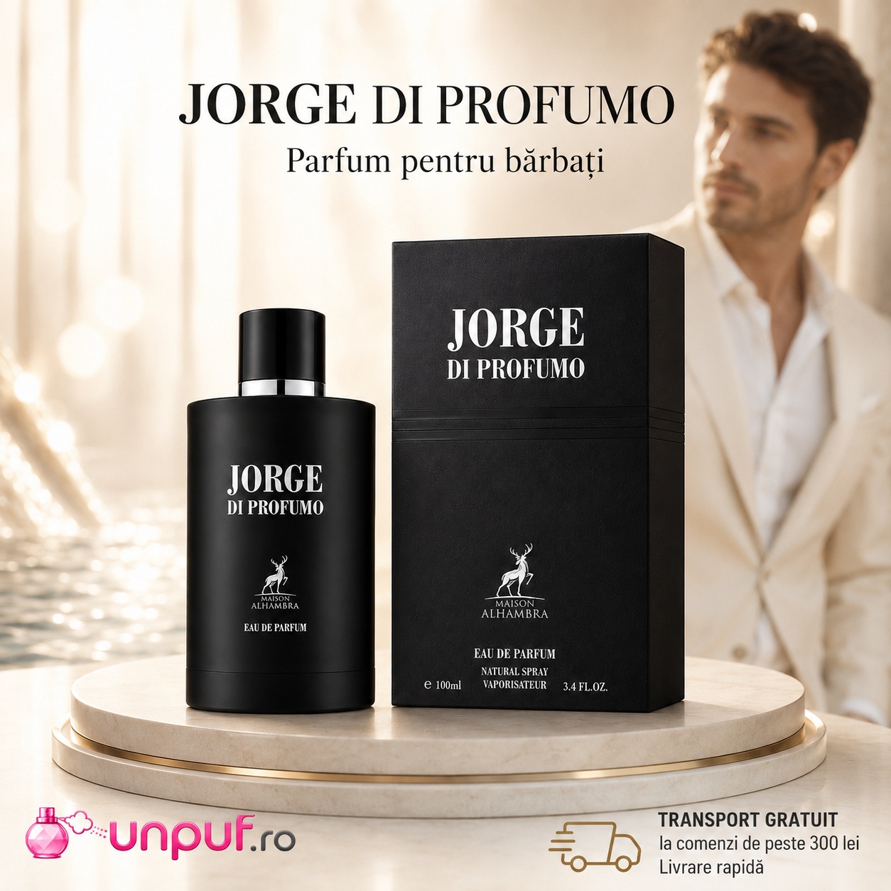 Jorge Di Profumo Maison Alhambra parfum bărbătesc cu transport gratuit peste 300 lei și livrare rapidă