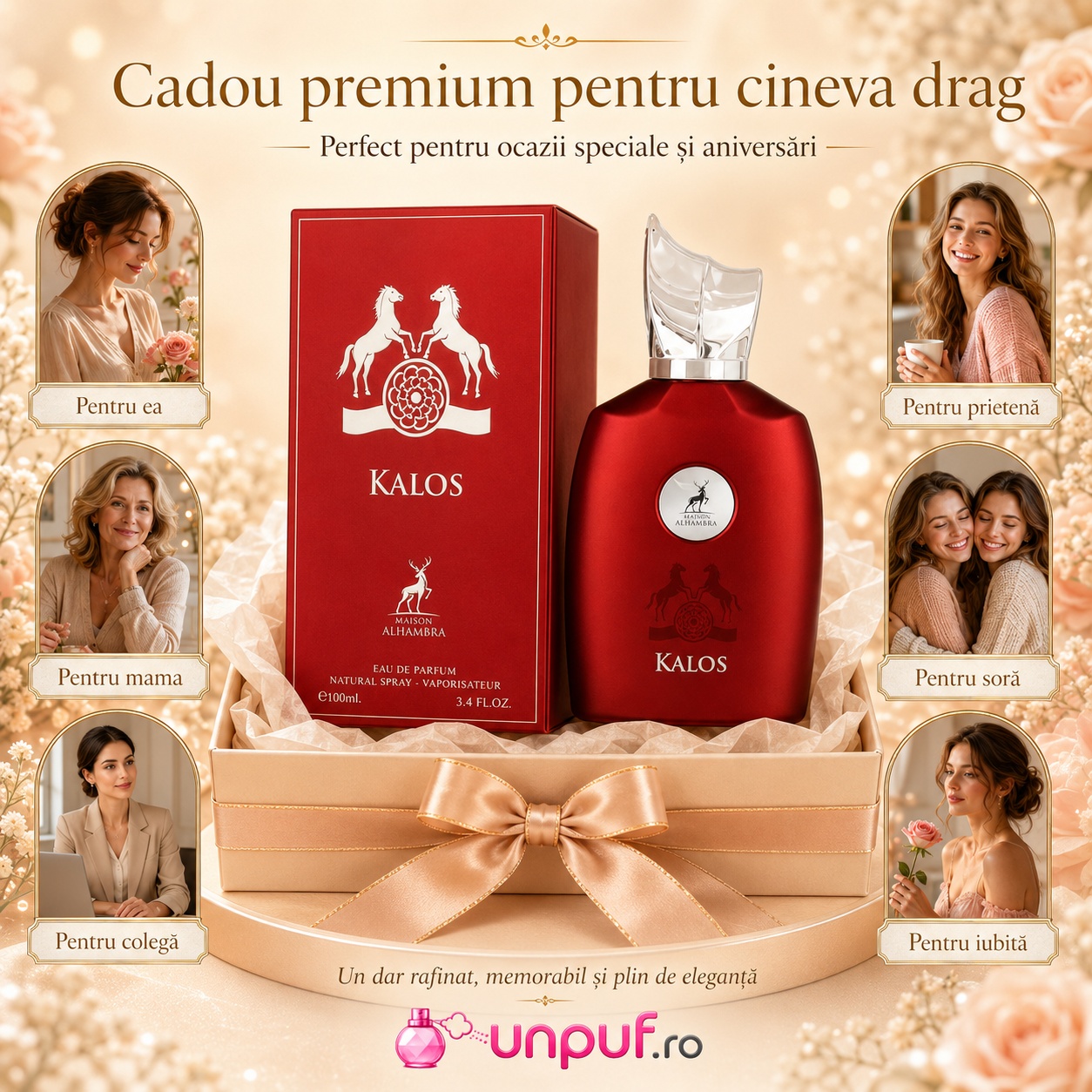 Kalos Maison Alhambra cadou premium pentru ea pentru el pentru prietenă pentru mamă pentru soră pentru colegă sau iubită