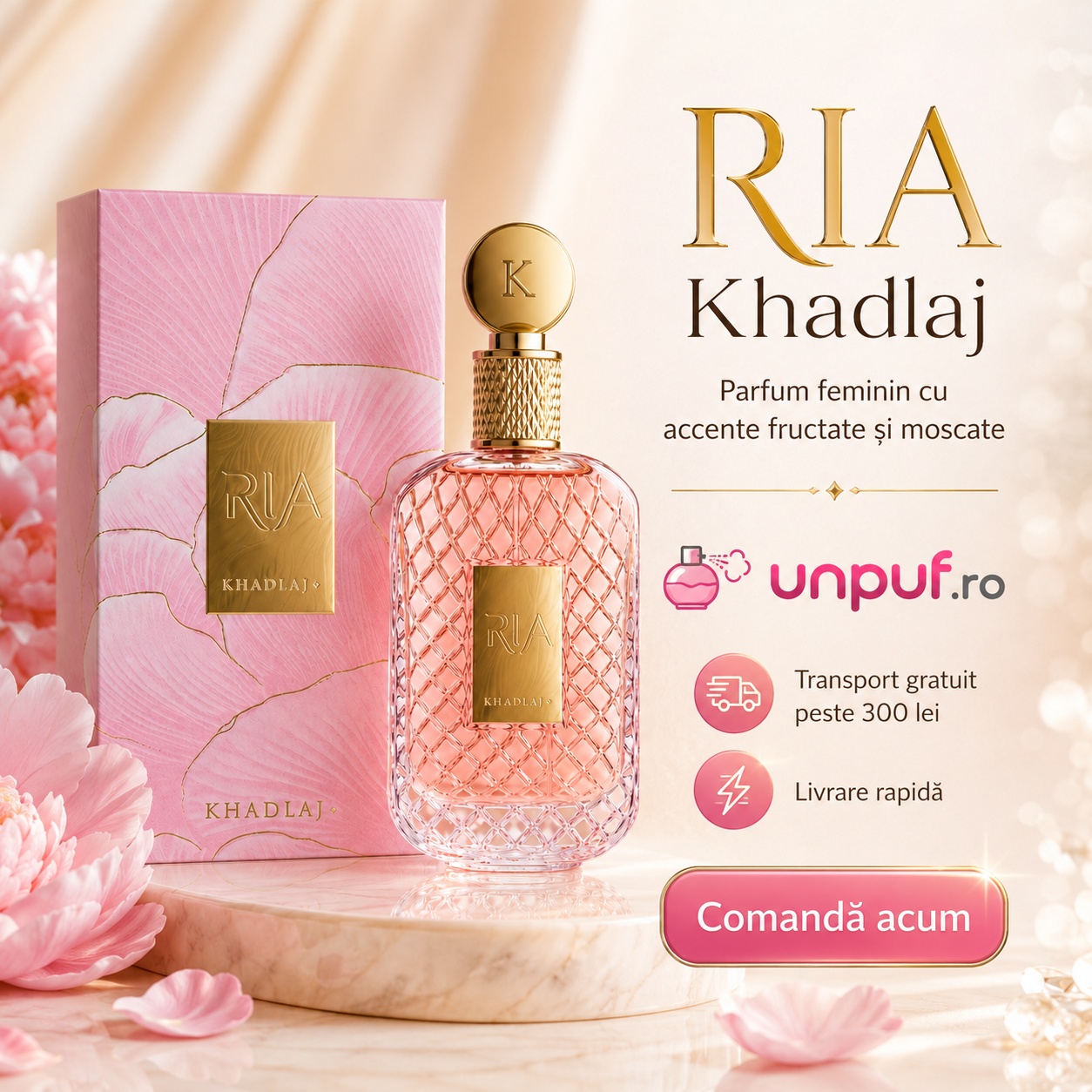 Khadlaj Zayaan Gold parfum premium disponibil pe unpuf.ro cu livrare rapidă și transport gratuit peste 300 lei