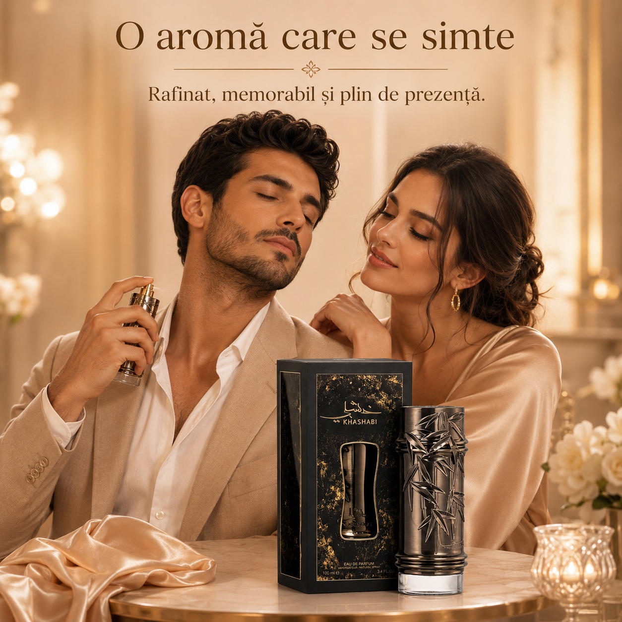 Khashabi Lattafa parfum unisex o aromă care se simte rafinat memorabil și plin de prezență