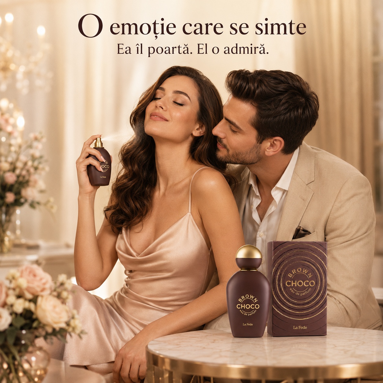 La Fede Choco Brown parfum unisex, aromă dulce, elegantă și memorabilă