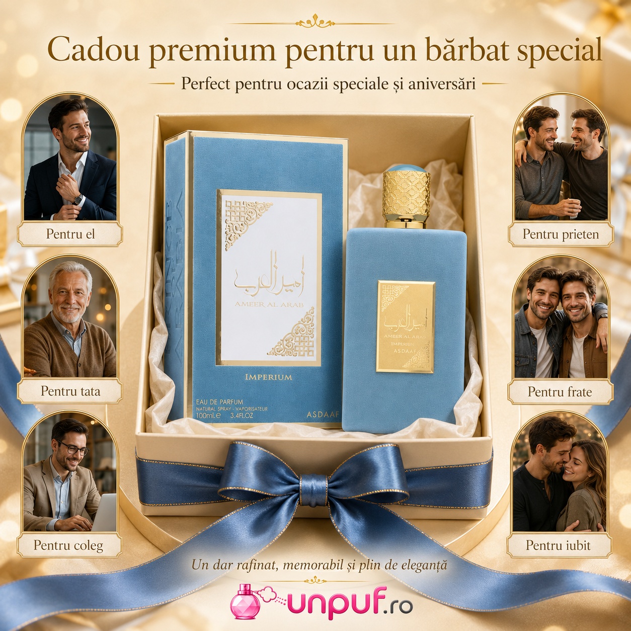 Lattafa Ameer Al Arab Imperium cadou premium pentru el, tată, coleg, prieten, frate sau iubit