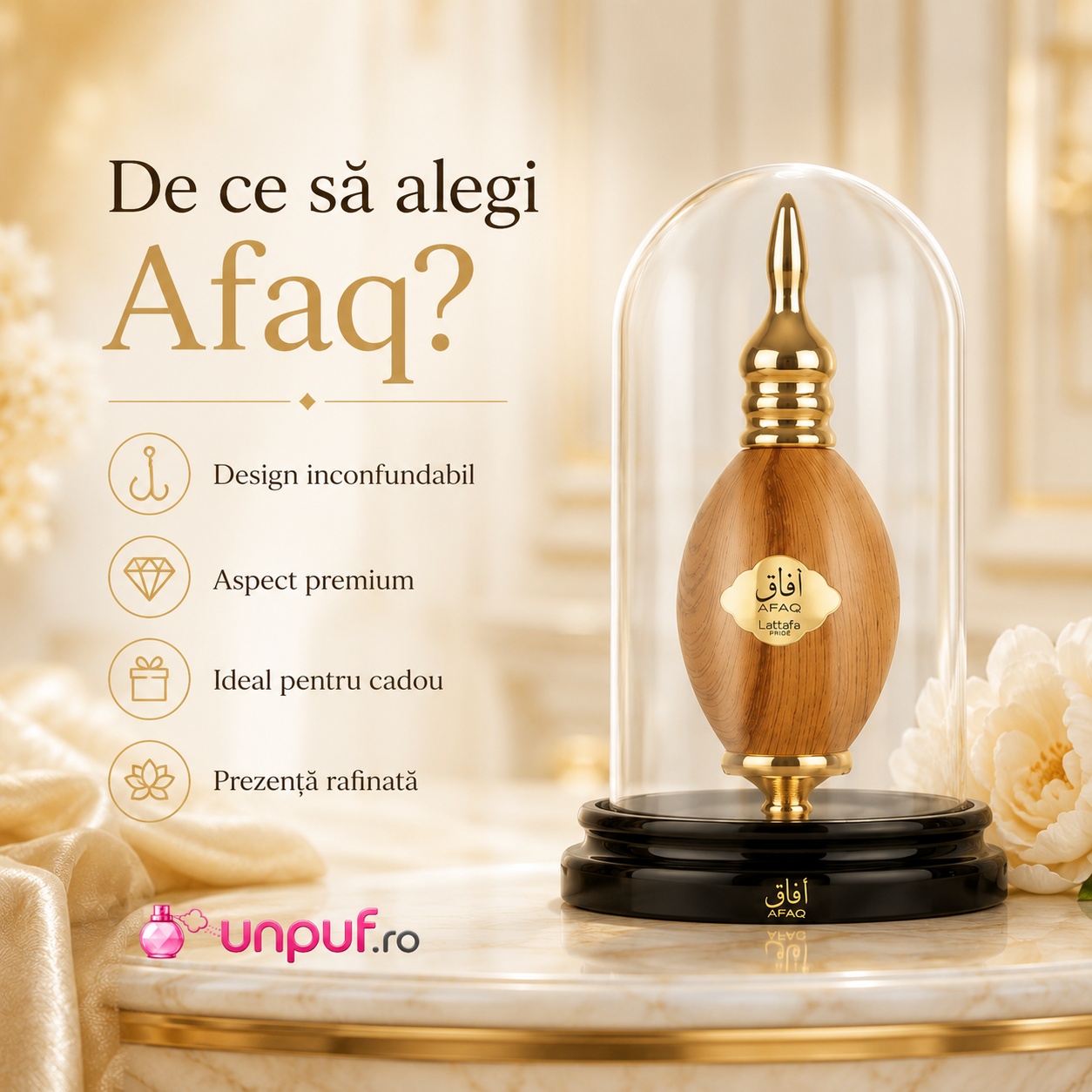 De ce să alegi Lattafa Pride Afaq parfum arabesc bărbătesc cu design inconfundabil aspect premium și prezență rafinată