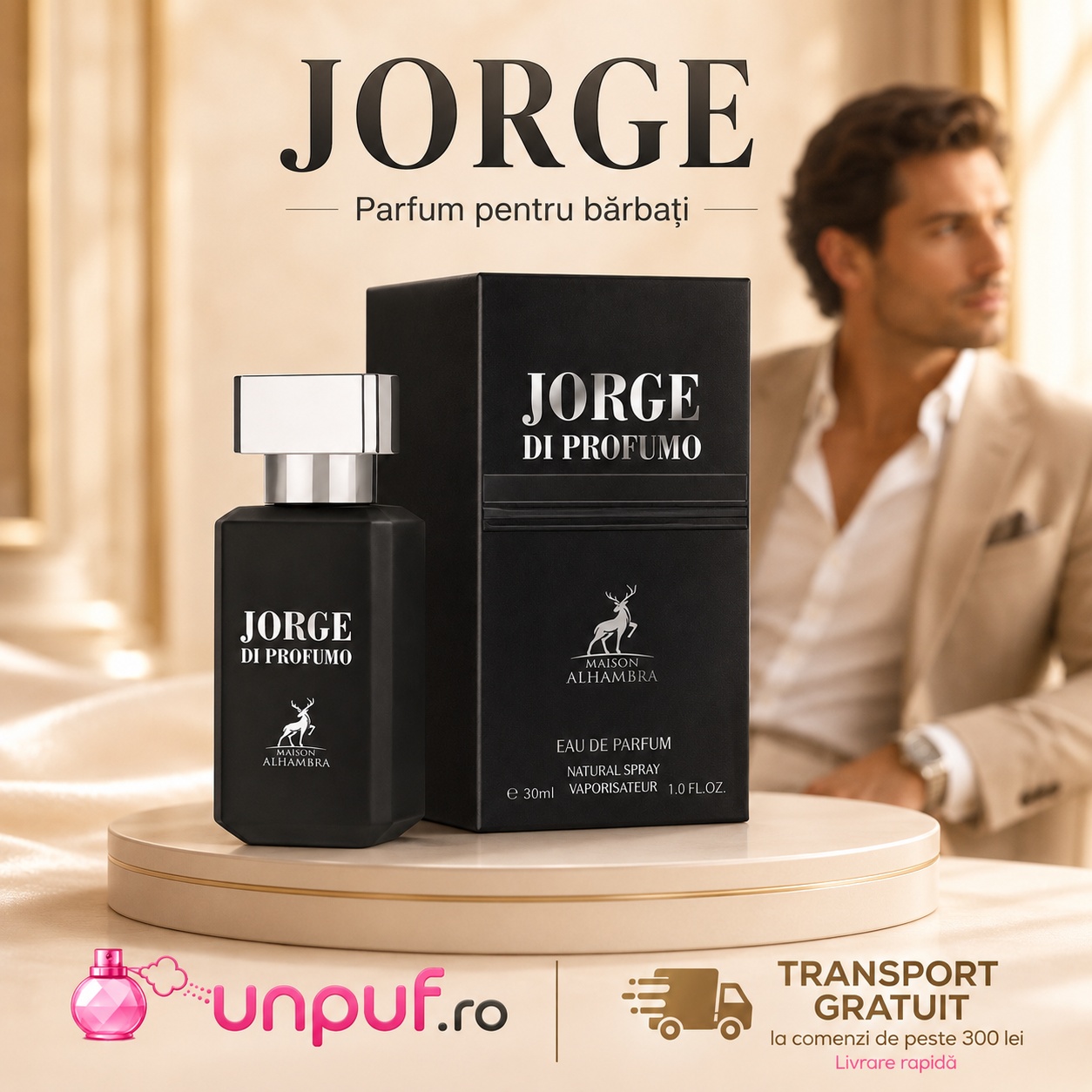 Jorge Di Profumo Maison Alhambra, parfum pentru bărbați cu transport gratuit la comenzi eligibile