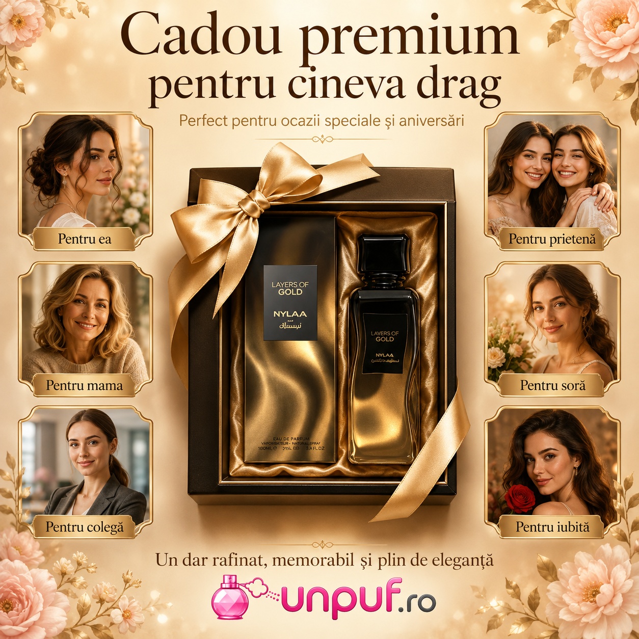 Nylaa Layers of Gold cadou premium pentru cineva drag