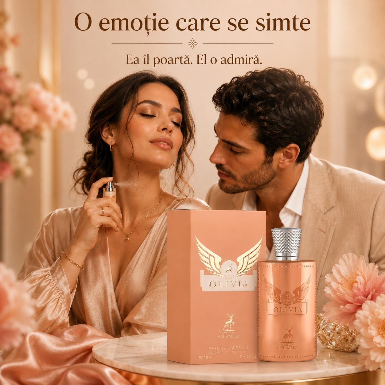 Olivia Maison Alhambra parfum feminin romantic, delicat și elegant pentru momente speciale