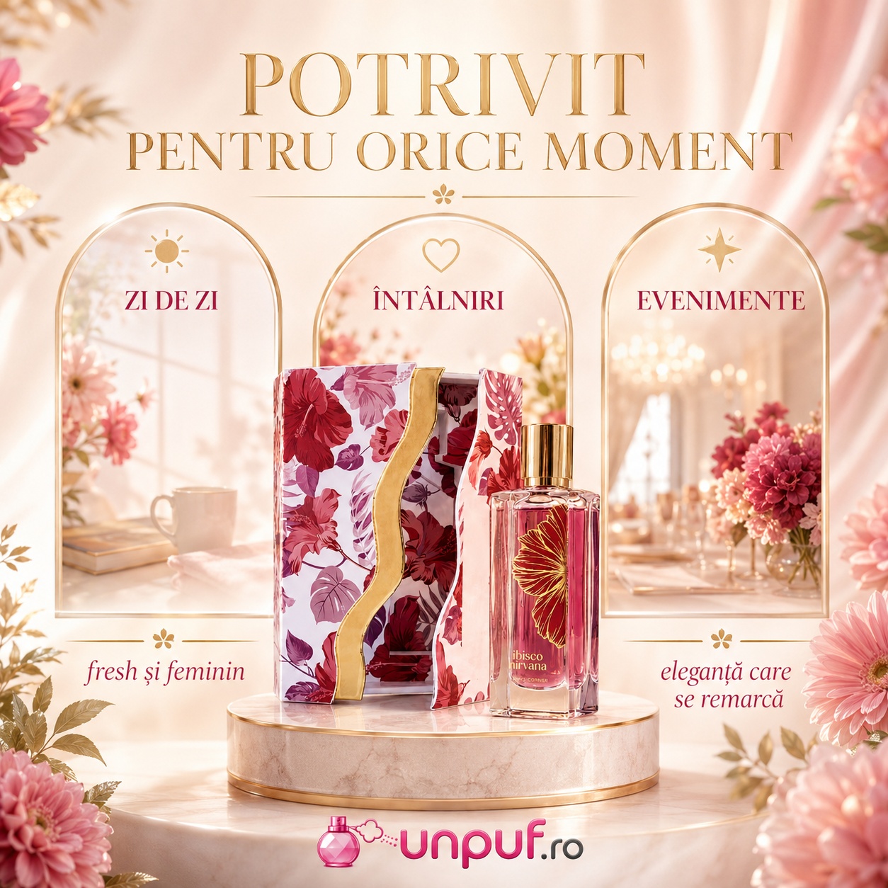 Ibisco Nirvana Paris Corner potrivit pentru zi de zi &icirc;nt&acirc;lniri și evenimente elegante