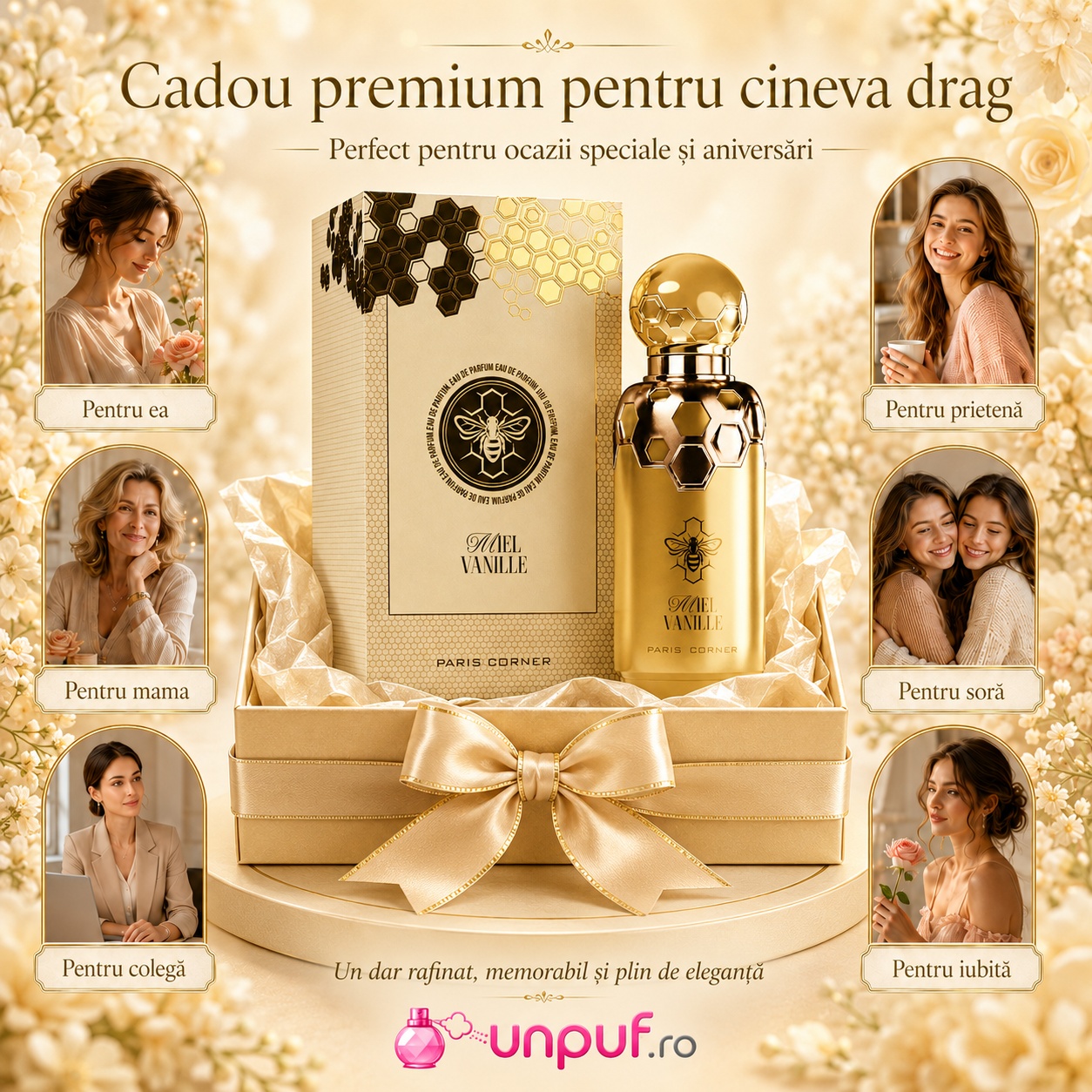 Miel Vanille Paris Corner cadou premium pentru iubită mamă soră prietenă sau colegă