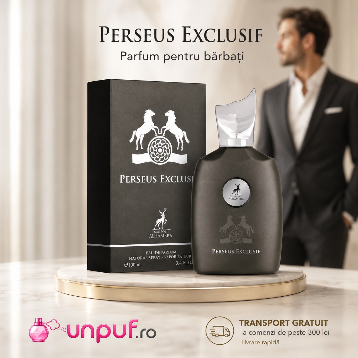 Perseus Exclusif Maison Alhambra parfum pentru bărbați cu transport gratuit la comenzi de peste 300 lei unpuf.ro