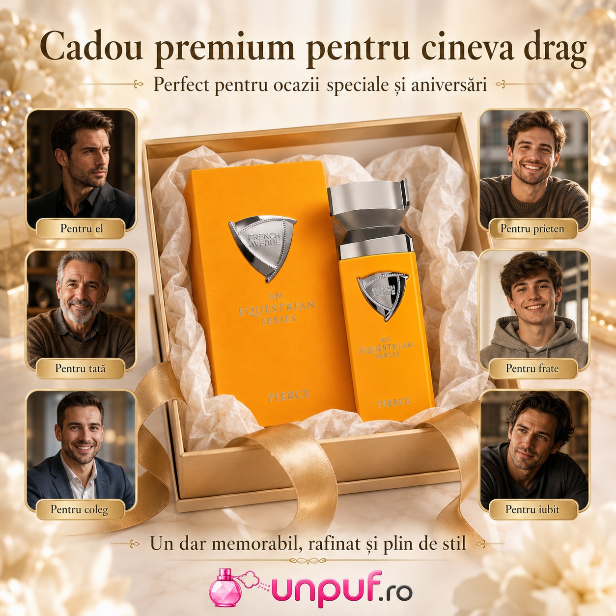 Pierce French Avenue cadou premium pentru el, tată, prieten, frate, coleg sau iubit