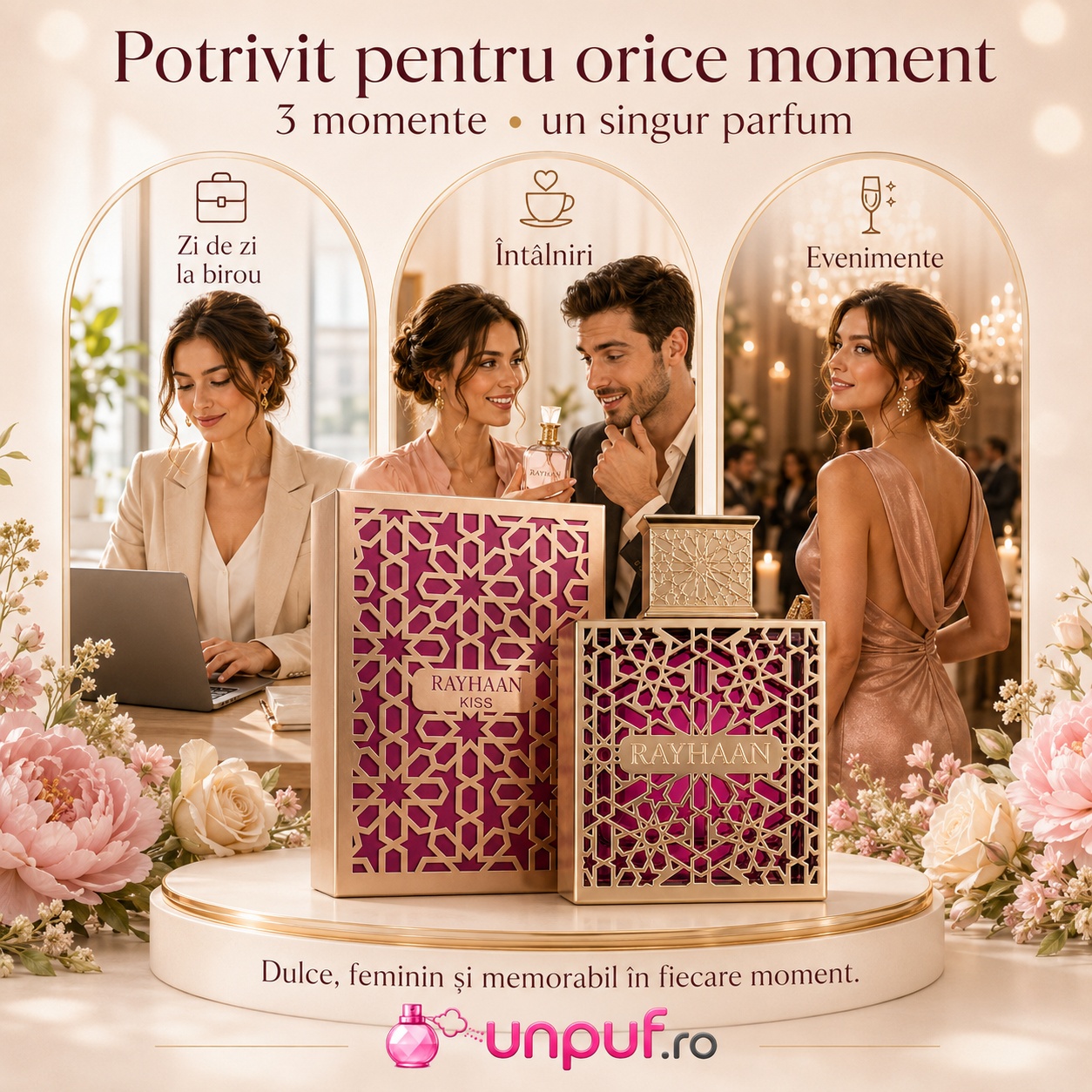 Rayhaan Kiss potrivit pentru zi de zi la birou, întâlniri și evenimente elegante