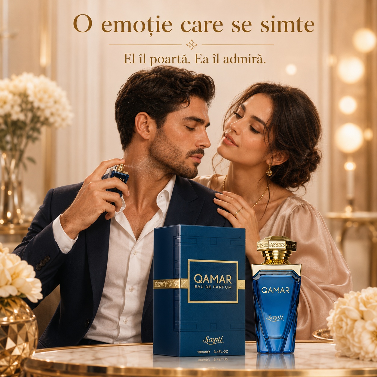 Sapil Qamar parfum unisex elegant, potrivit pentru el și ea