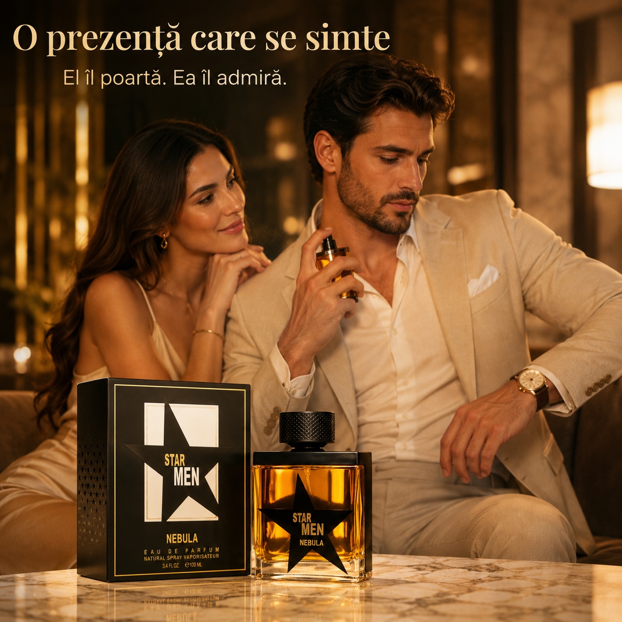 Star Men Nebula Fragrance World parfum bărbătesc elegant, intens și admirat