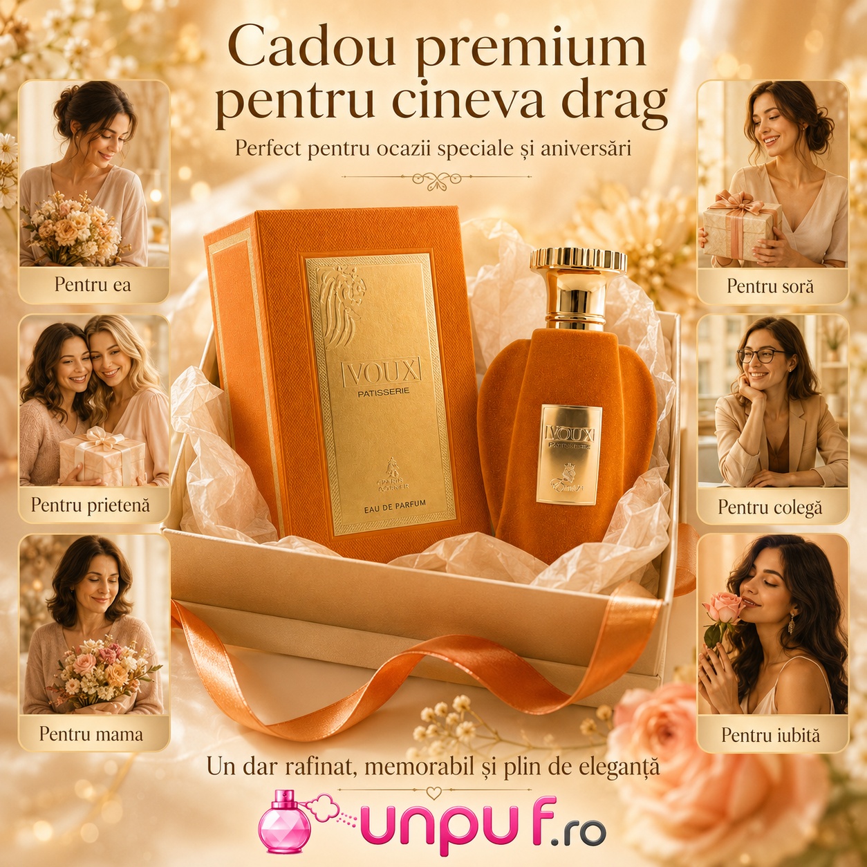 Voux Patisserie Emir cadou premium pentru cineva drag mamă soră prietenă colegă sau iubită