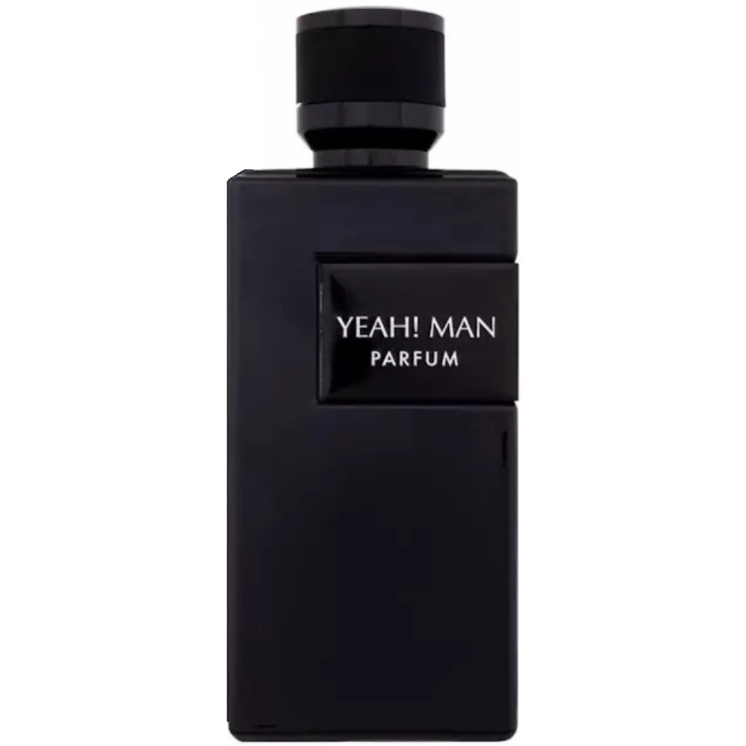 Flacon Yeah Man Parfum Maison Alhambra 100 ml negru mat cu plachetă frontală lucioasă