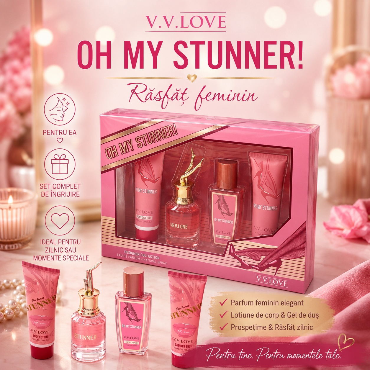 V.V. Love Oh My Stunner set cadou feminin pentru ea