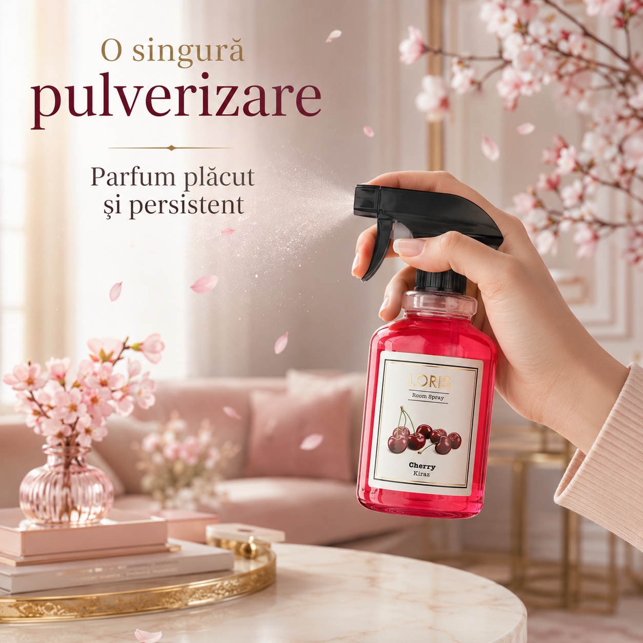 Loris Pafum Cherry o singură pulverizare parfum plăcut și persistent