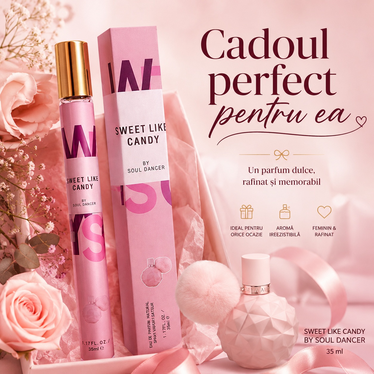 Sweet Like Candy 35 ml cadoul perfect pentru ea parfum dulce rafinat și memorabil