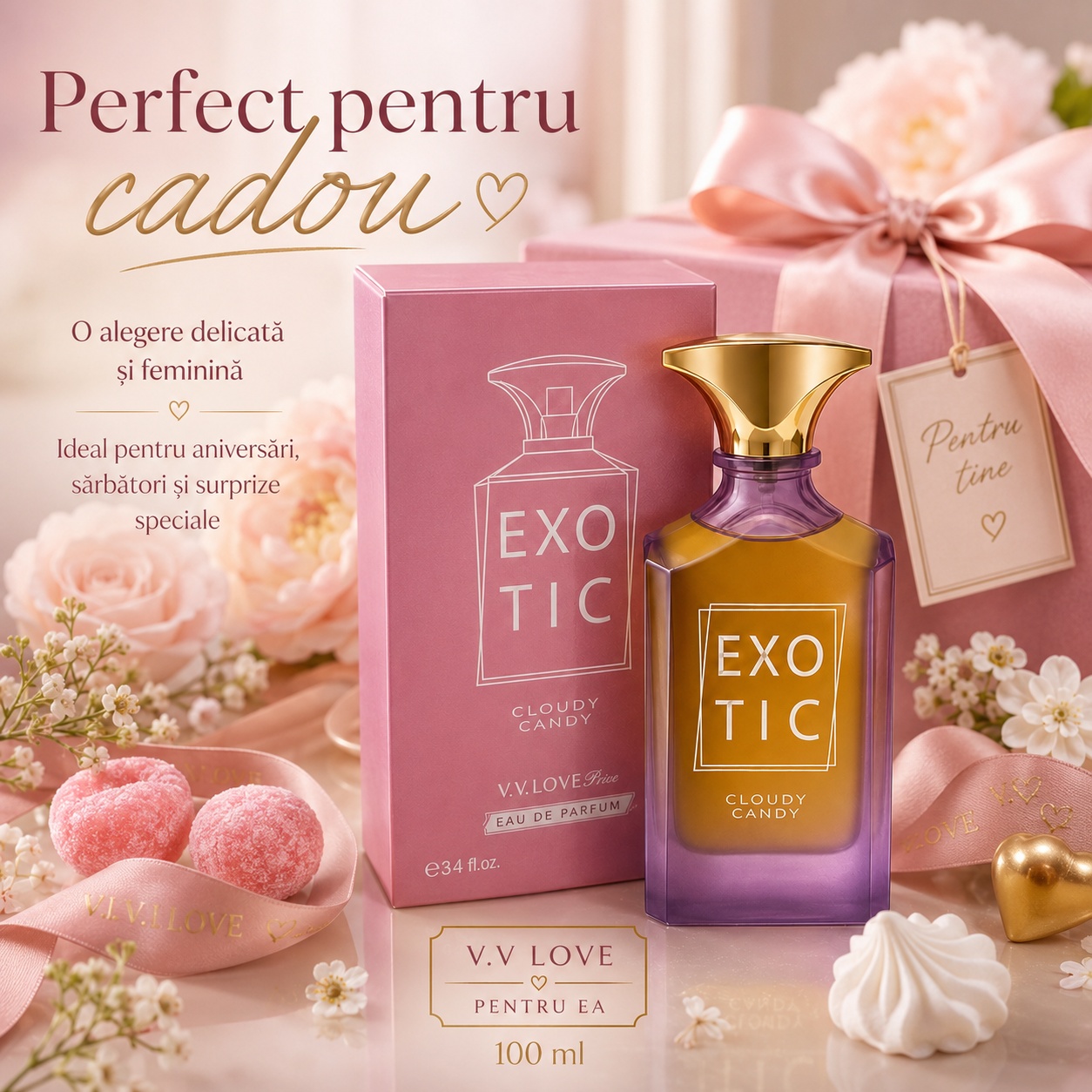 V.V. Love Exotic Cloudy Candy parfum cadou elegant pentru femei