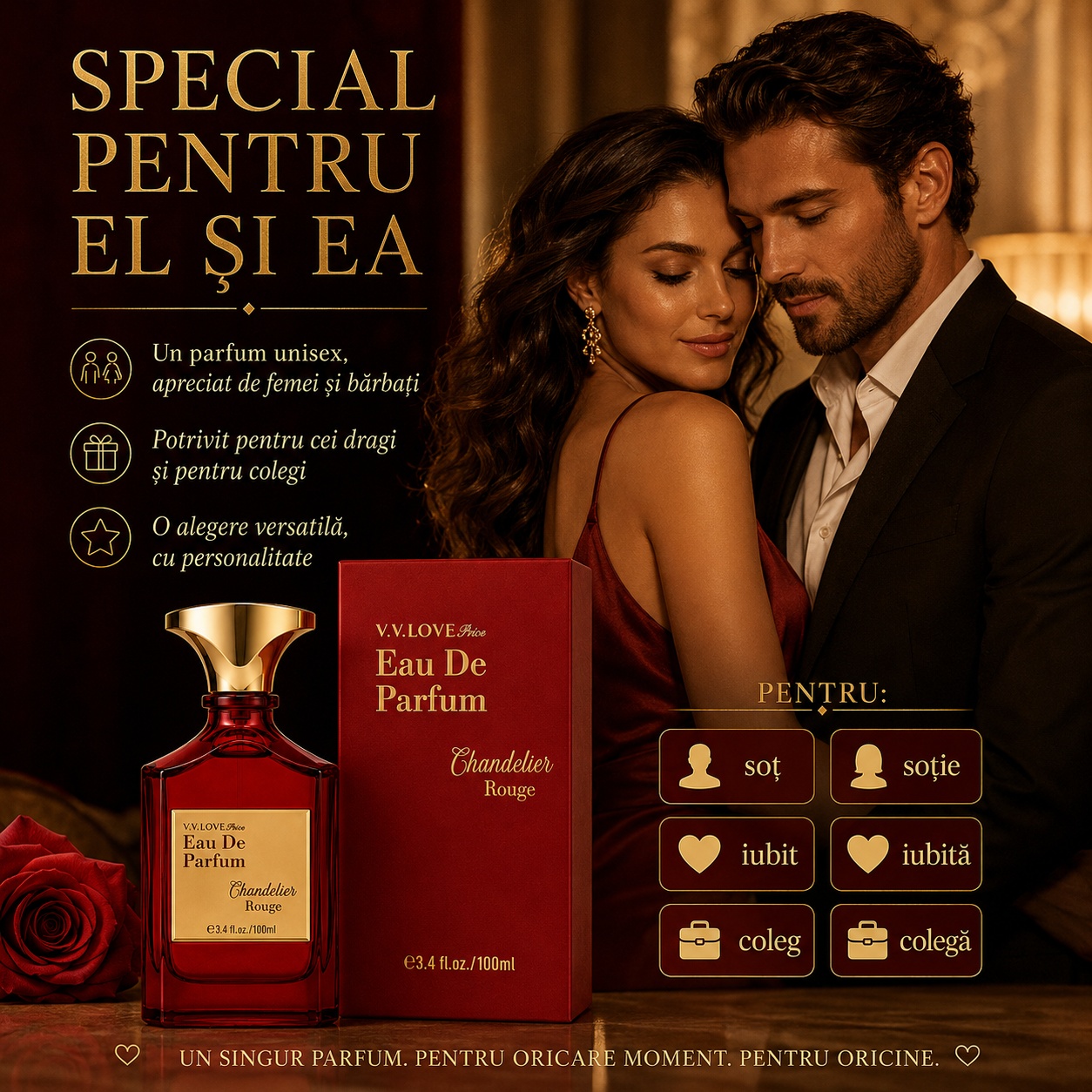 Parfum VV Love Chandelier Rouge special pentru el și ea