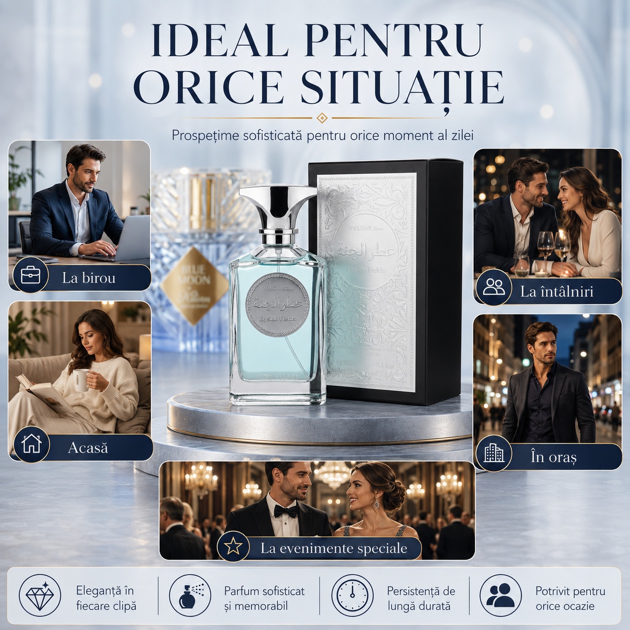 Elysian Fields V.V Love parfum unisex potrivit pentru orice situație