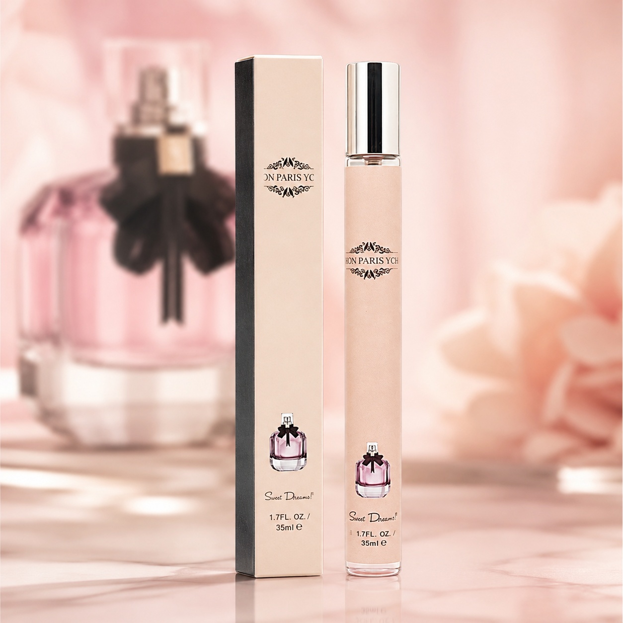 Parfum Mon Paris You 35 ml damă cu ambalaj elegant roz și negru