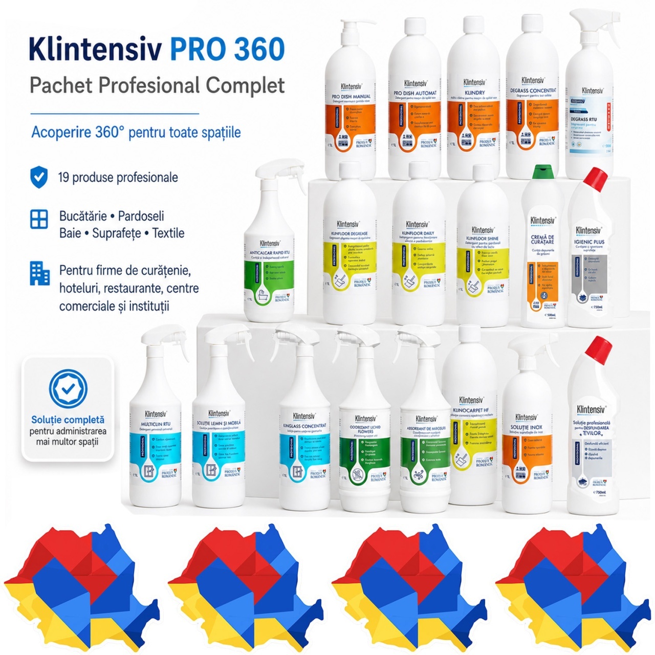 Klintensiv PRO 360 – 19 produse profesionale