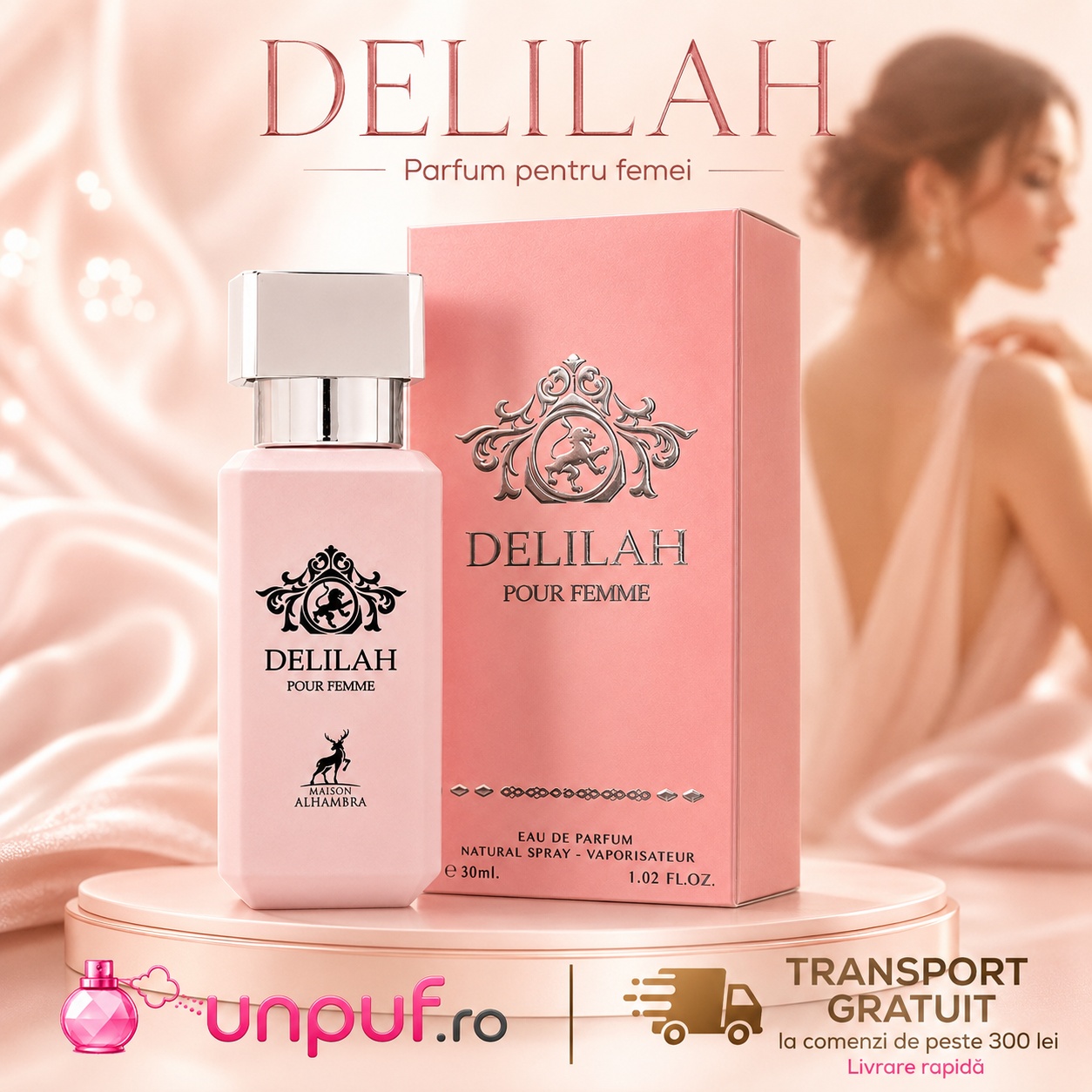 Delilah Pour Femme Maison Alhambra parfum pentru femei, delicat, feminin, elegant și persistent