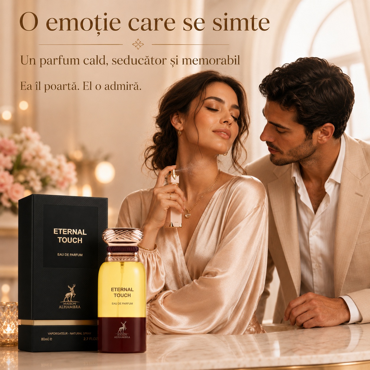 Alhambra Eternal Touch ghid de utilizare parfum unisex cald dulce vanilat și condimentat