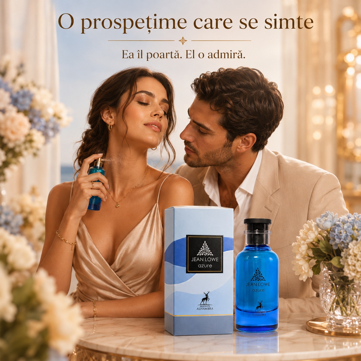 Alhambra Jean Lowe Azure parfum unisex fresh elegant pentru femei și bărbați