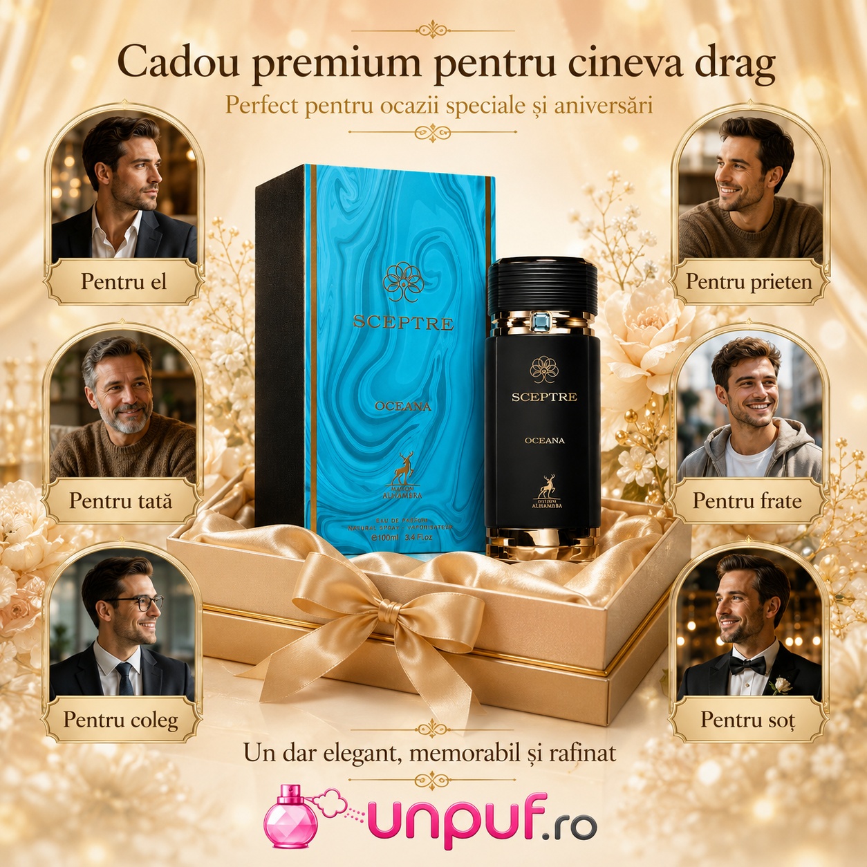 Cadou premium Alhambra Sceptre Oceana pentru el, prieten, tată, frate, coleg sau soț