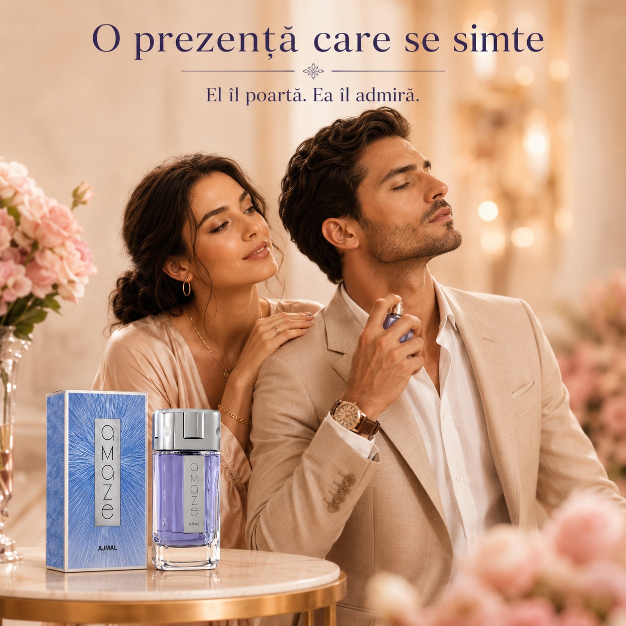 Ajmal Amaze Him o prezență care se simte, parfum elegant pentru momente speciale